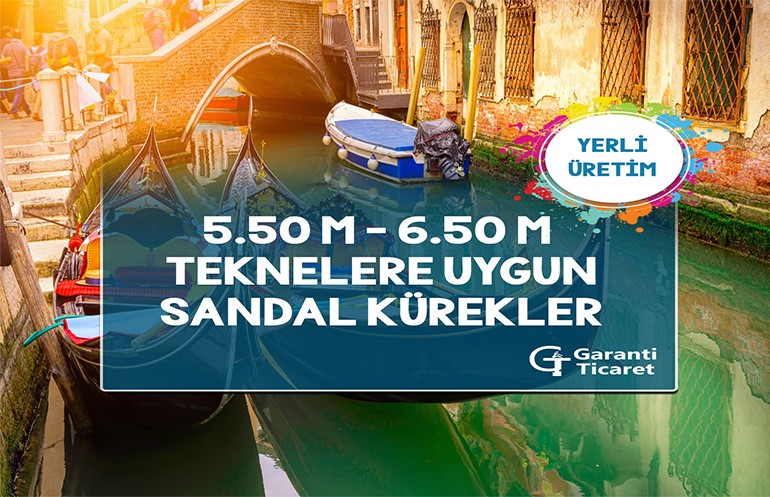 5,50m 6,50m teknelere uygun sandal kürekler